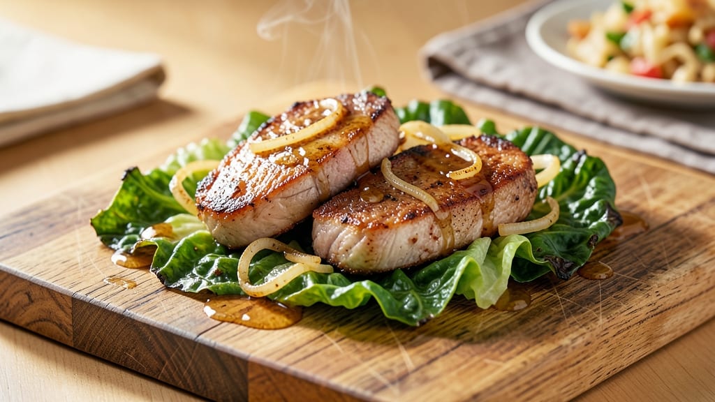 Baked Pork Chops and Cabbage Recipe: Crispy Edges and Sweet-Savory Stew
