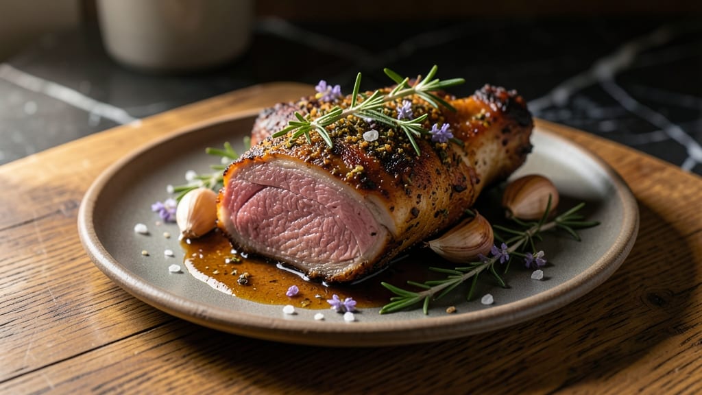 Bone-In Pork Chop Roast Recipe: Herb-Crusted Roast With Juicy Pink Centers