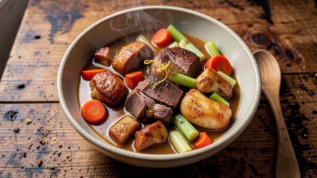 Brunswick Stew Recipe With Pork, Beef, and Chicken: Three-Meat Harmony in One Pot