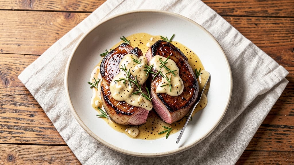 Chef Jean Pierre's Pork Chops Recipe: Herb-Infused Butter Bastes to Golden Perfection