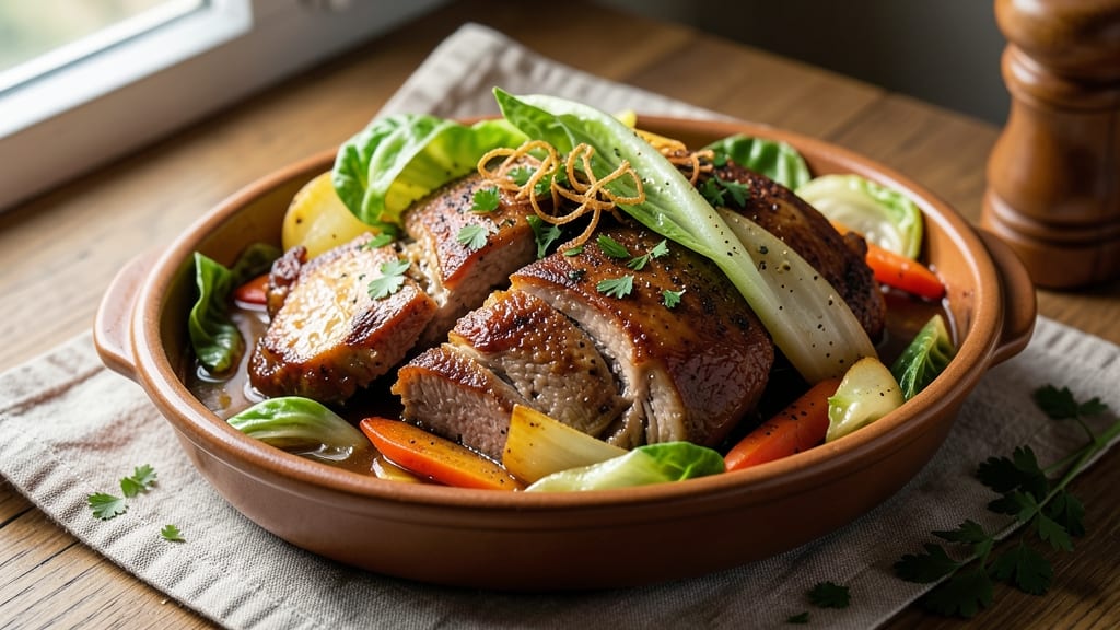 Braised Pork and Cabbage Recipe: Slow-Cooked Richness With Tender Meat and Crispy Edges