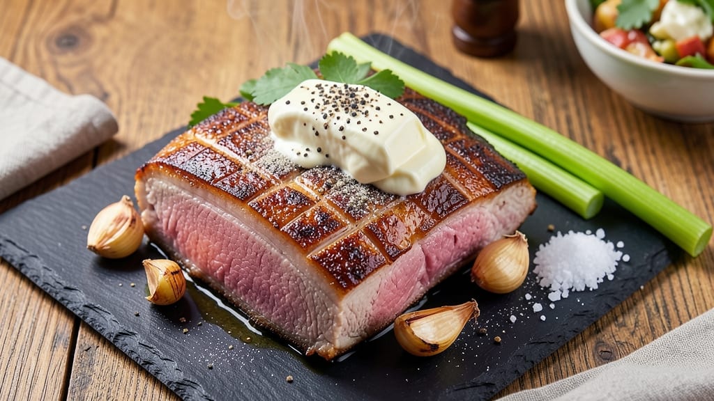 Boneless Pork Rib Roast Recipe: Oven-Baked Juiciness With Celery Crown Crunch