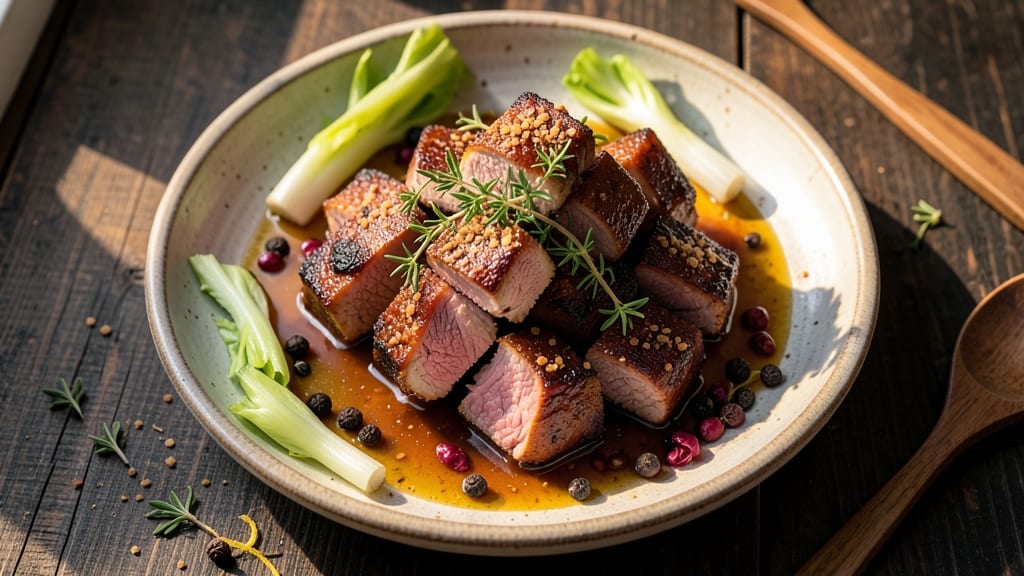 Caribbean Pork Souse Recipe: Vinegar-Braised Spice Bomb With Celery Crown Crunch