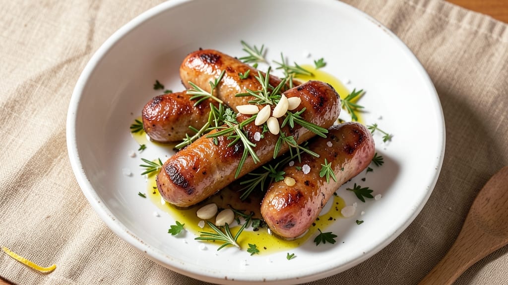 Best Pork Sausage Recipe Ever: Herb-Crusted Sear With Juicy Pink Hearts