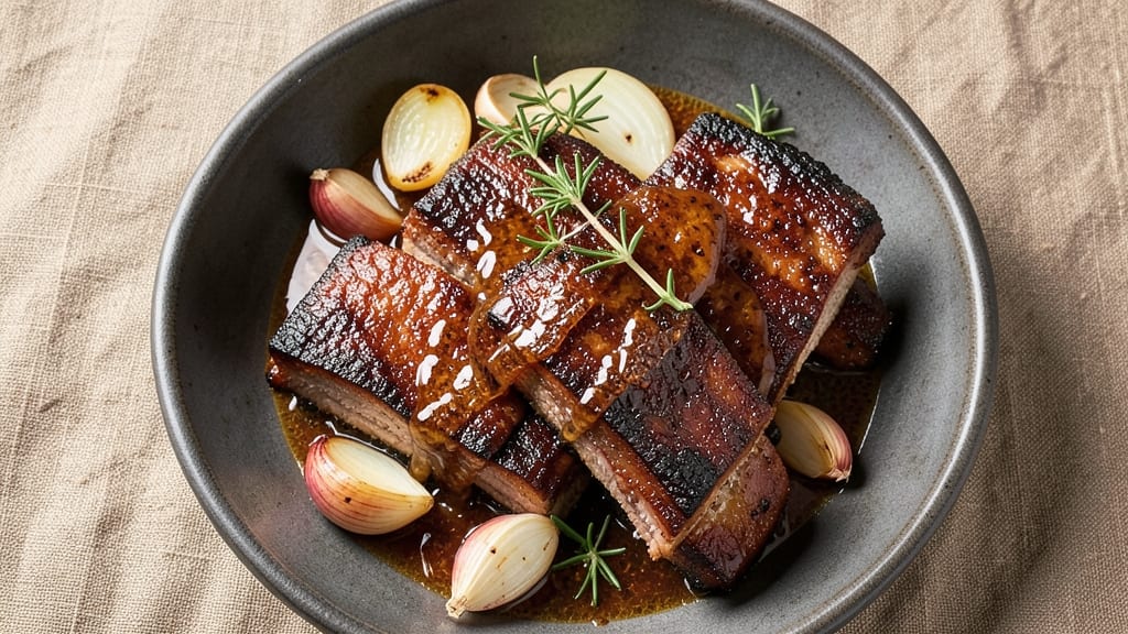 Beer Marinated Pork Ribs Recipe: Smoky Malty Bark Over Fall-Off-Bones Meat