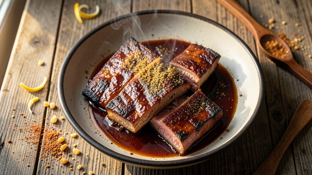 BBQ Pork Loin Ribs Recipe: Smoky-Sweet Bark and Juicy Pink Hearts