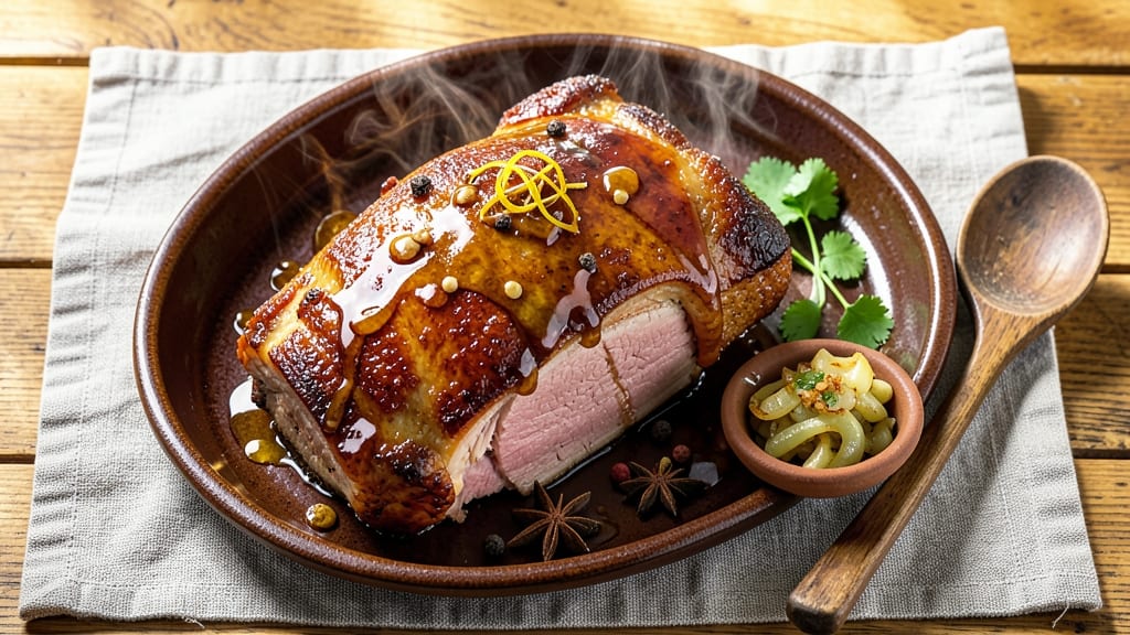 Chinese Pork Roast Recipe Oven: Five-Spice Glazed Crust and Juicy Core