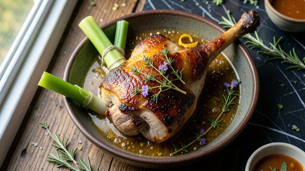 Brine Recipe for Pork Leg: Ultra-Tender Meat with Celery Crown Crunch