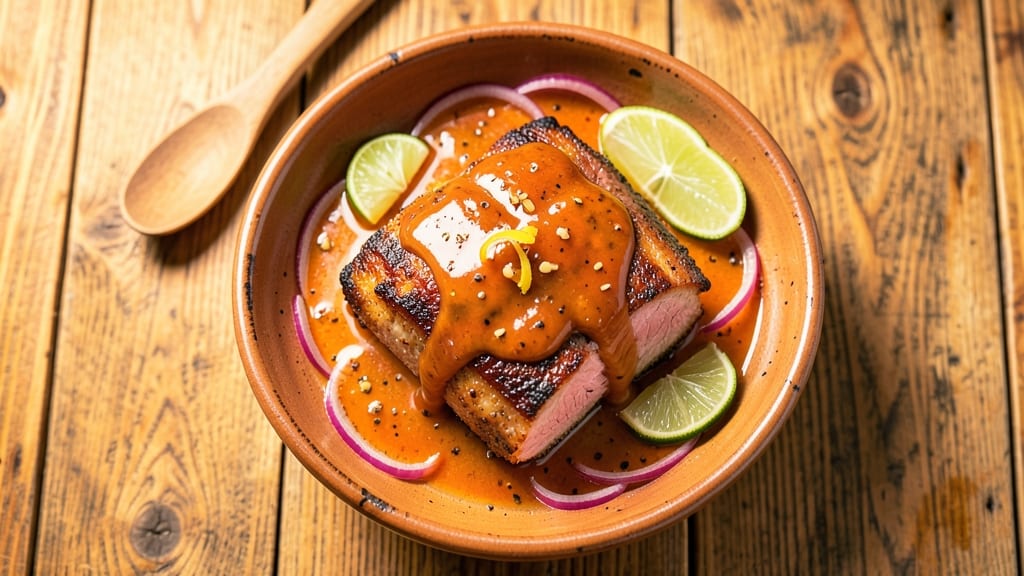 Cafe Rio Pork Slow Cooker Recipe: Sweet-Tart Glaze Meets Crispy Celery Crowns