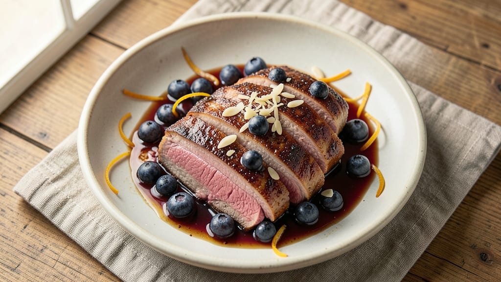 Blueberry Pork Tenderloin Recipe: Juicy Pink Hearts with Sweet Tart Berries
