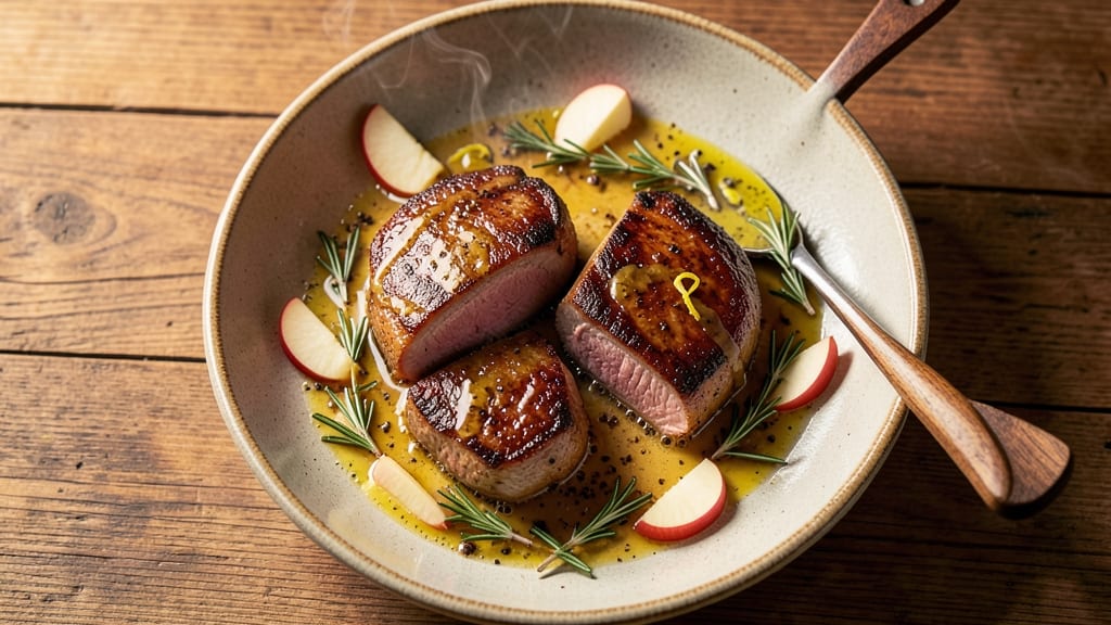 Bone-In Sirloin Pork Chops Recipe: Cast-Iron Crisp With Juicy Pink Centers