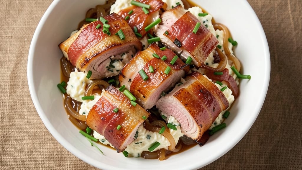 Bacon-Wrapped Stuffed Pork Chops Recipe: Smoky Crispy Edges and Juicy Hearts