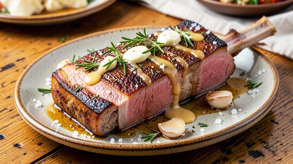 Bone-In Center-Cut Pork Loin Recipe: Herb-Crusted Roast With Caramelized Edges