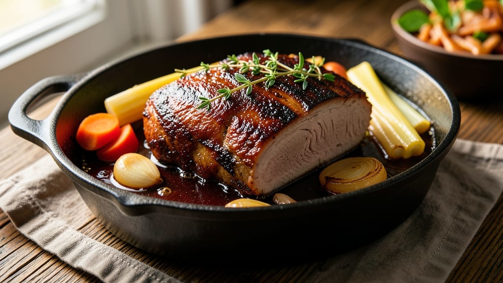 Braised Pork Loin Roast Recipe: Slow-Cooked Richness With Crispy Edges