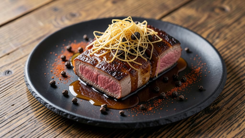 Wild Pork Loin Recipe: Smoky Garlic Butter Sear for Juicy, Medium-Rare Core