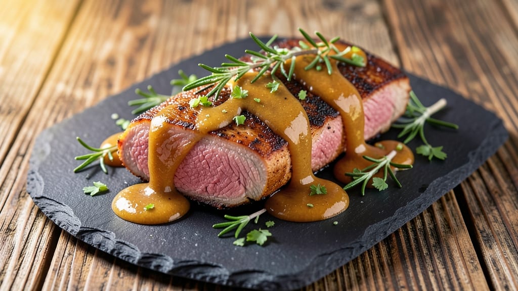 Awesome Pork Loin Recipe: Herb-Crusted Roast With Golden Garlic Butter Glaze