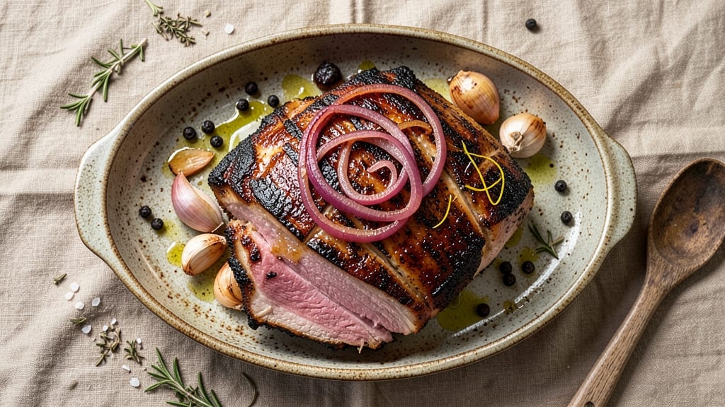 Boneless Pork Shoulder Blade Roast Recipe: Clockwork Sear for Unbroken Juicy Cores