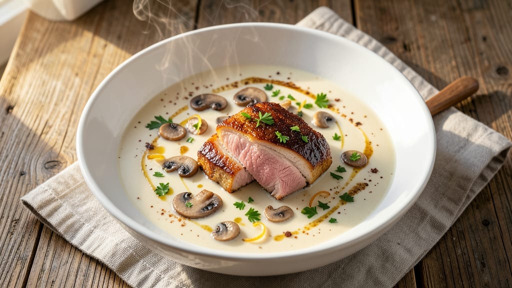Pork Chops and Cream of Mushroom Soup Recipe: One-Dish Oven Comfort with Crispy Edges