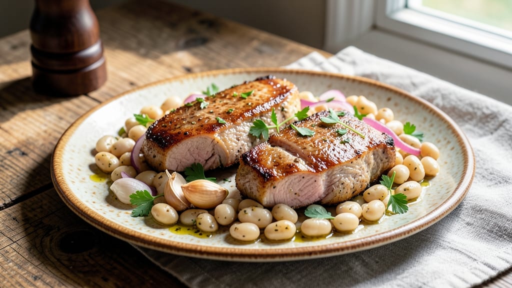 Pork Chops And Beans Recipe Oven: One-Pan Smoky-Sweet Harmony