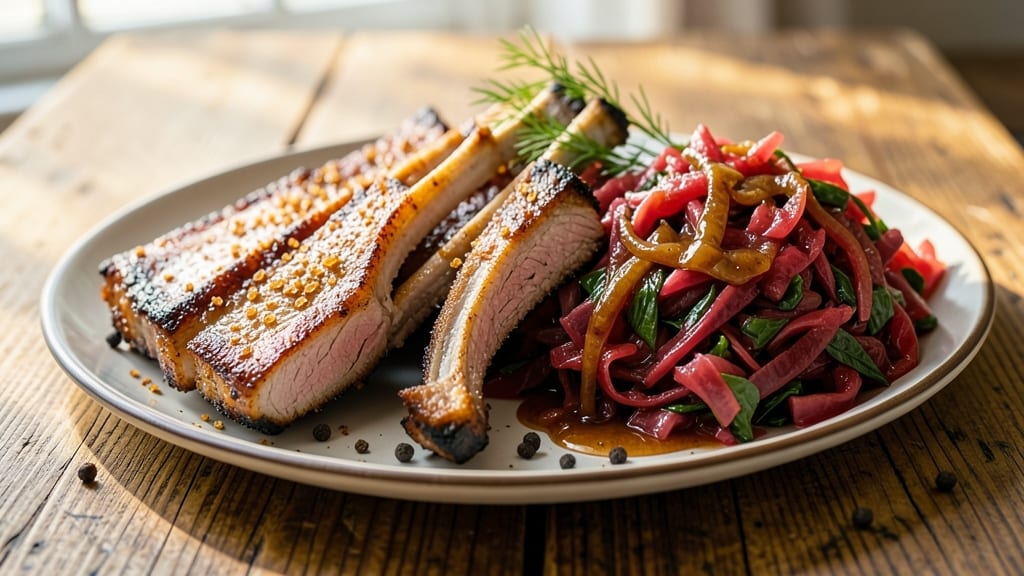 Baked Pork Ribs and Sauerkraut Recipe: Slow-Braised Tenderness With Tangy Crunch