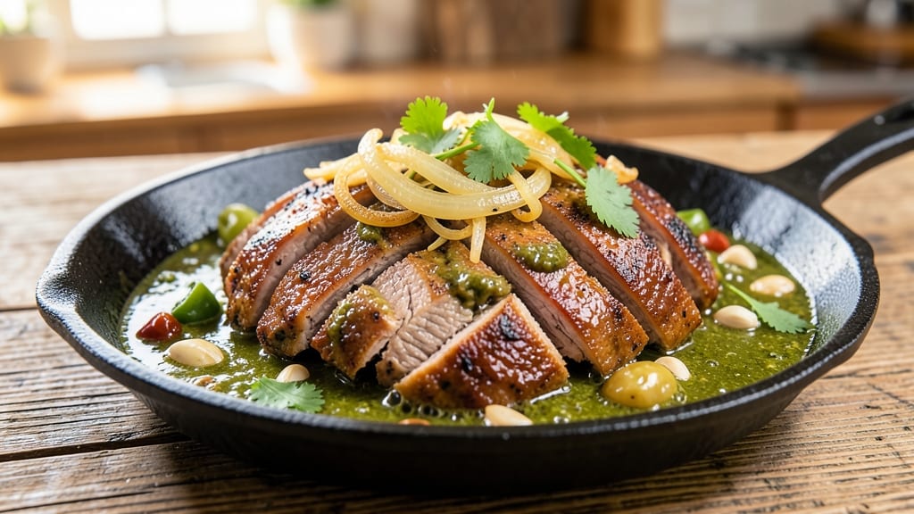 Authentic Mexican Pork Green Chile Recipe: Smoky Chipotle Heat with Crispy Edges