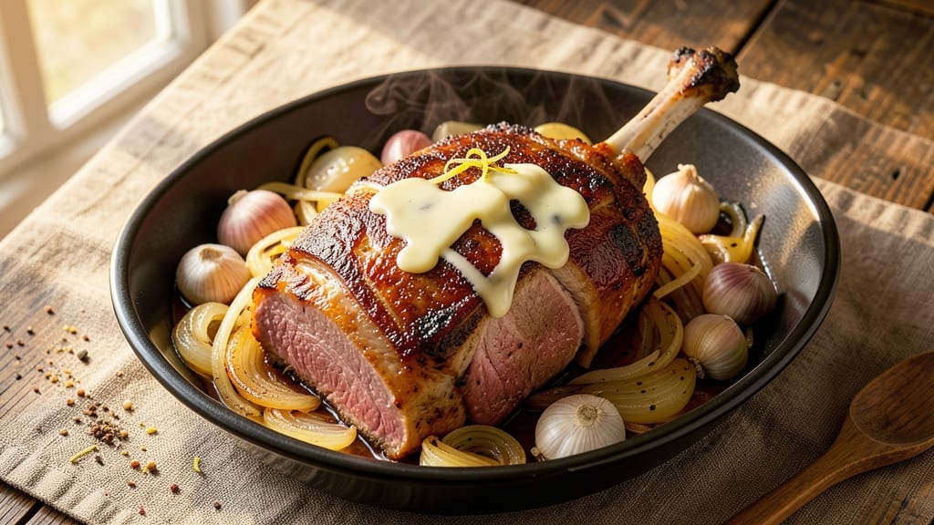 Bone-In Pork Rib Roast Recipe: Oven-Braised to Juicy Pink Hearts