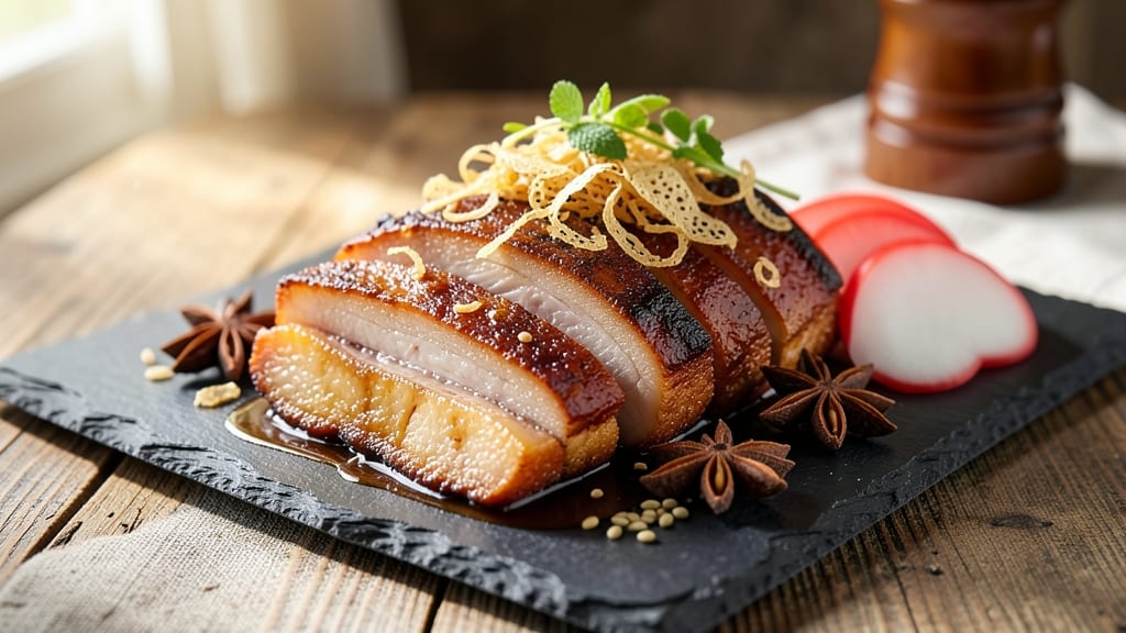 Chairman Mao Pork Belly Recipe: Five-Spice Glazed Crunch Over Silky Shreds