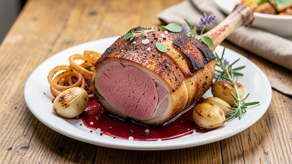 Bone-In Pork Leg Roast Recipe: Smoky Bark Meets Juicy Pink Centers