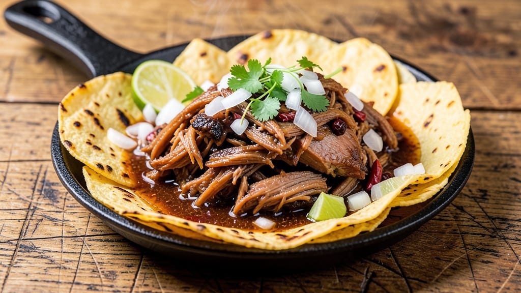 Birria Tacos Recipe Pork Shoulder: Smoky Chipotle Shreds and Crispy Tortillas