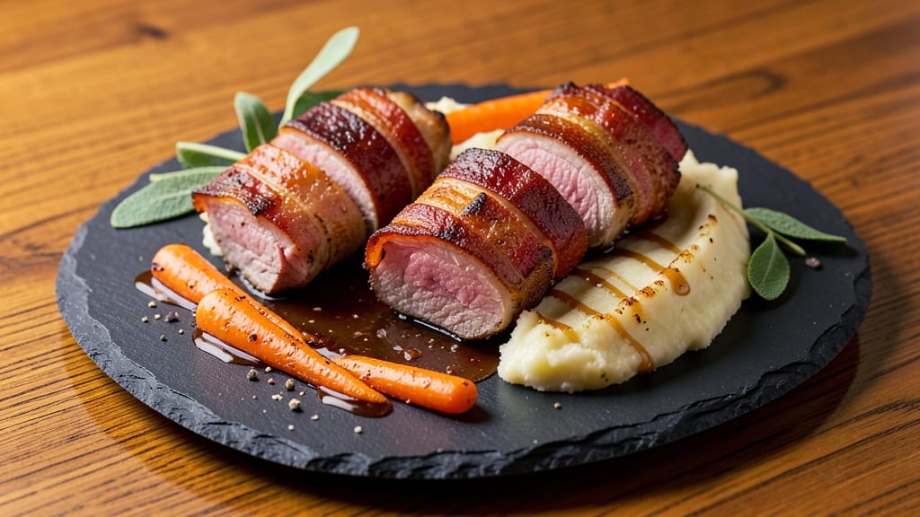 Bacon-Wrapped Pork Tenderloin Medallions Recipe: Smoky Crispy Edges and Juicy Centers