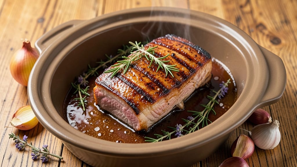 Bone in Pork Loin Roast Recipe Slow Cooker: Slow-Cooked Tenderness With Perfect Pink Core