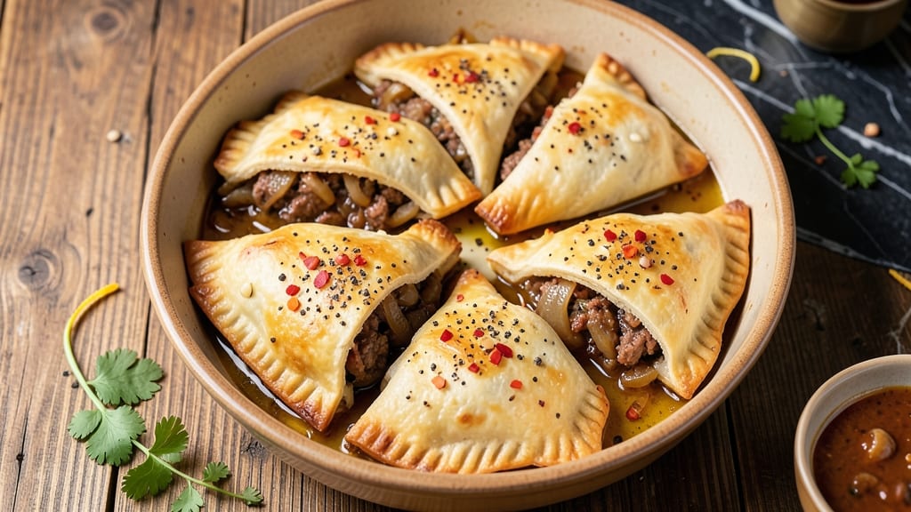 Baked Pork Empanadas Recipe: Flaky Layers and Savory Filling Magic