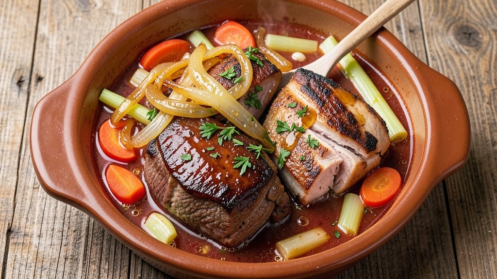 Beef and Pork Stew Recipe: Deep-Rich Flavor From Slow-Simmered Roots