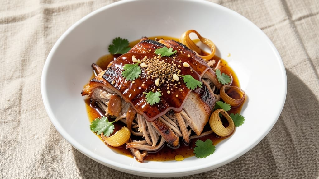 Asian Pulled Pork Recipe Oven: Sweet-Spice Shreds With Crispy Celery Crown Topping