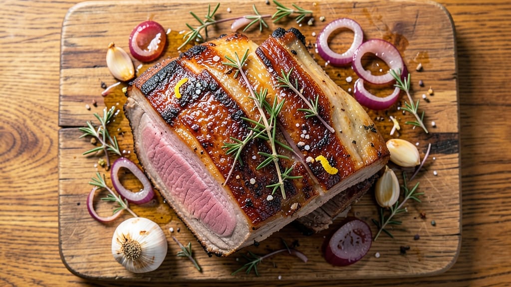 Bone-In Pork Sirloin End Roast Recipe: Clockwork Sear for Juicy, Crispy-Crusted Perfection