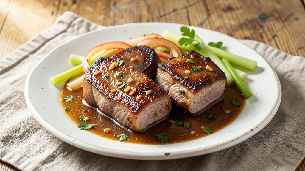 Best Smothered Pork Chops Recipe Ever: Crispy Celery Crowns Over Velvety Onion Gravy