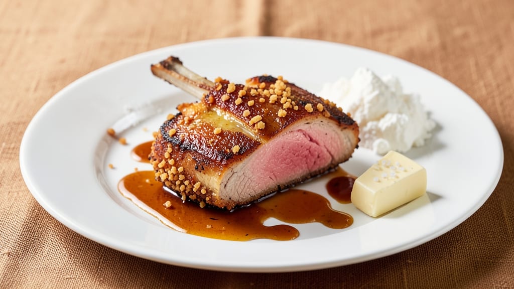 Baked Pork Chop Supreme Recipe: Pan-Seared Crust Locks in Juicy Pink Centers