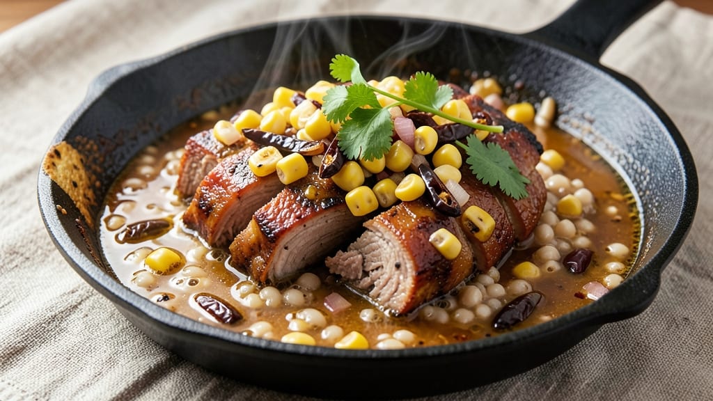 Barefoot Contessa's Pork Posole Recipe: Smoky Chipotle Crunch Over Hearty Corn and Pork