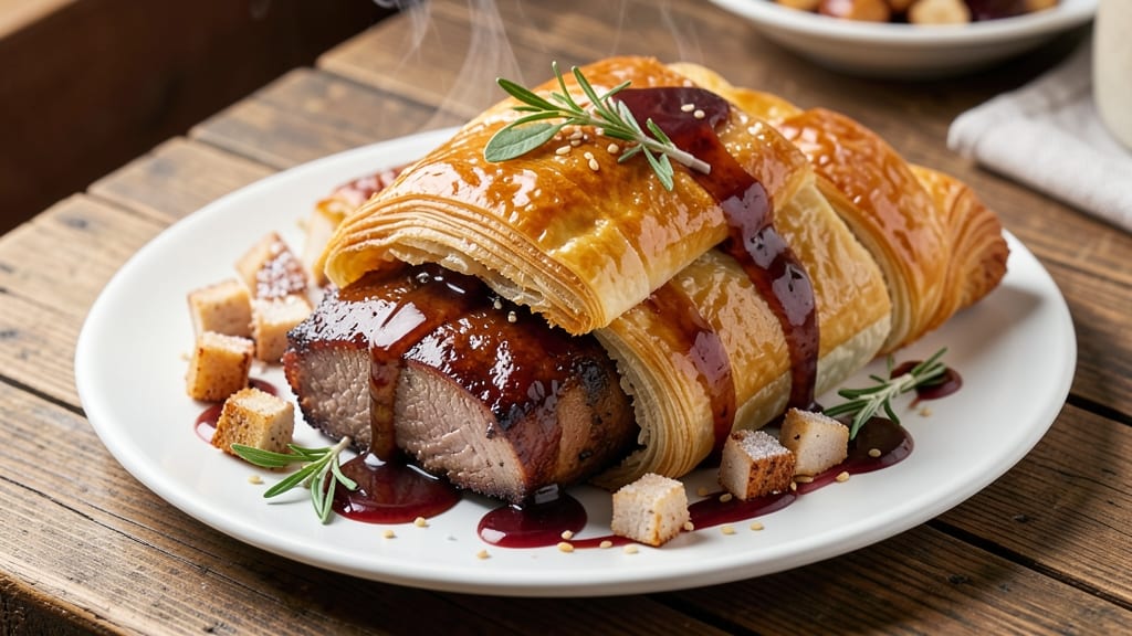 BBQ Pork Puff Pastry Recipe: Smoky-Sweet Shreds with Flaky Gold Crust